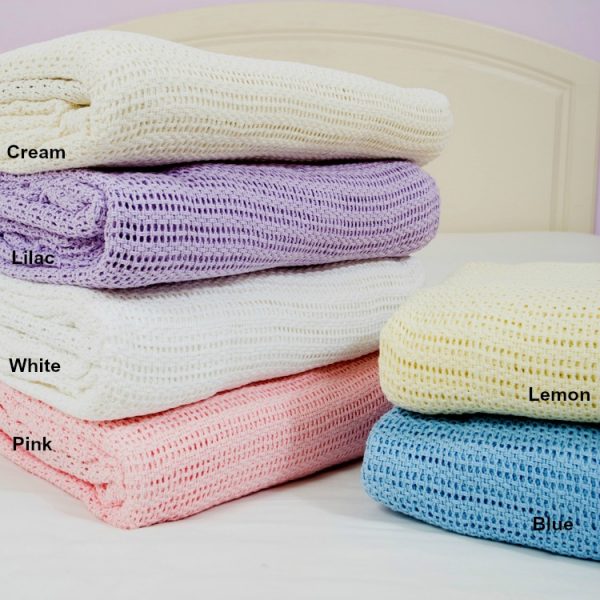 100 Cotton Cellular Blanket The Better Sleep Company