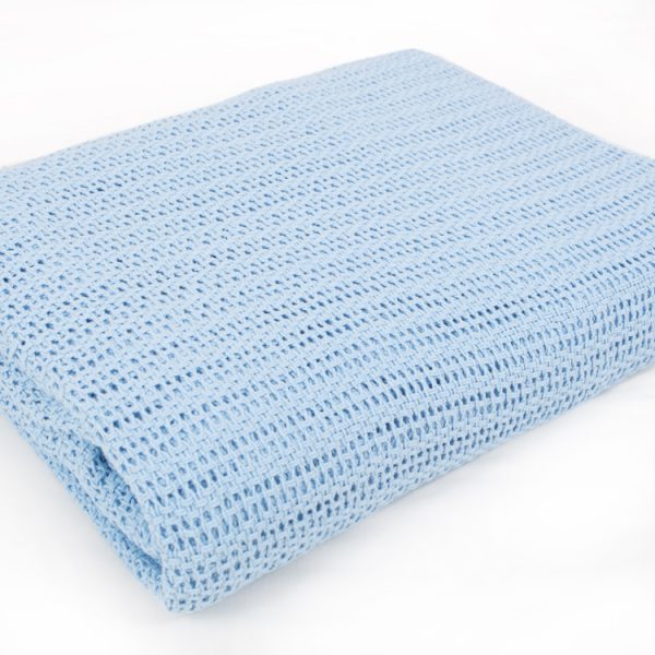 100 Cotton Cellular Blanket The Better Sleep Company