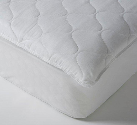 Electric Bed Mattress Protector 2'6"x 6'6" Quilted Luxury UK Made 76cm x 198cm 