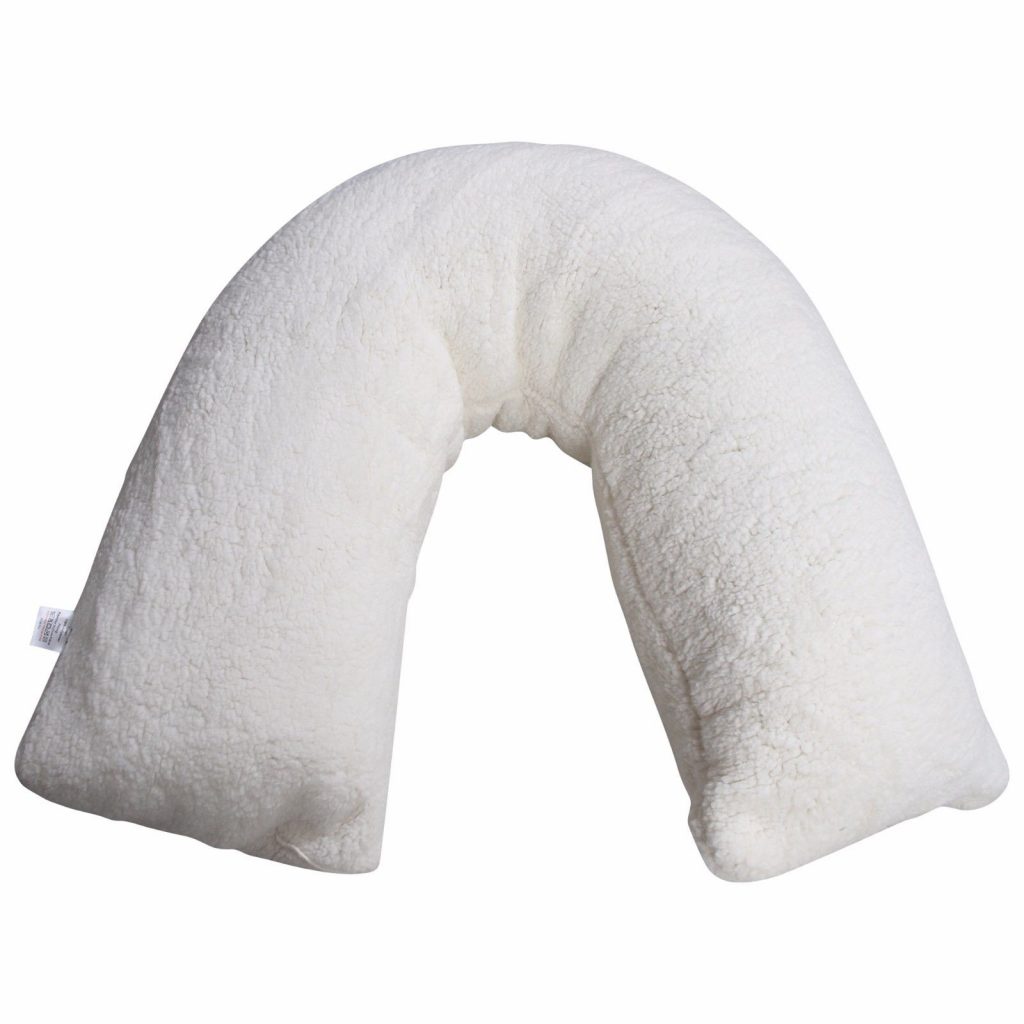 V Shaped Supersoft Fluffy Teddy Sherpa Fleece Orthopaedic Nursing