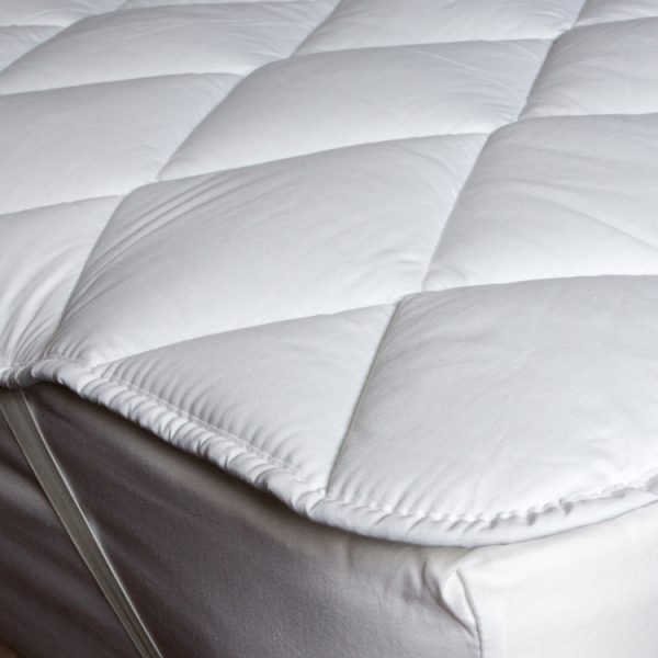 Caravan Luxury Mattress Topper Quilted Cotton Blend 2 Piece Island and