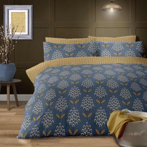 Cotton Blend Christine Printed Easy Care Duvet Cover Set 180 Thread Count